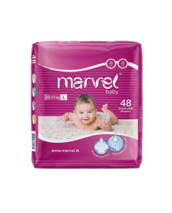Marvel Baby Diapers L Size – 48 Pcs Pack