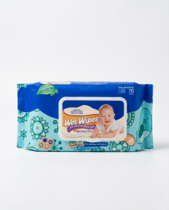 Velona Cuddles Fragrance Free Baby Wet Wipes - 70 Pcs