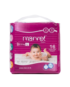 Marvel Baby Diapers L Size – 16 Pcs Pack