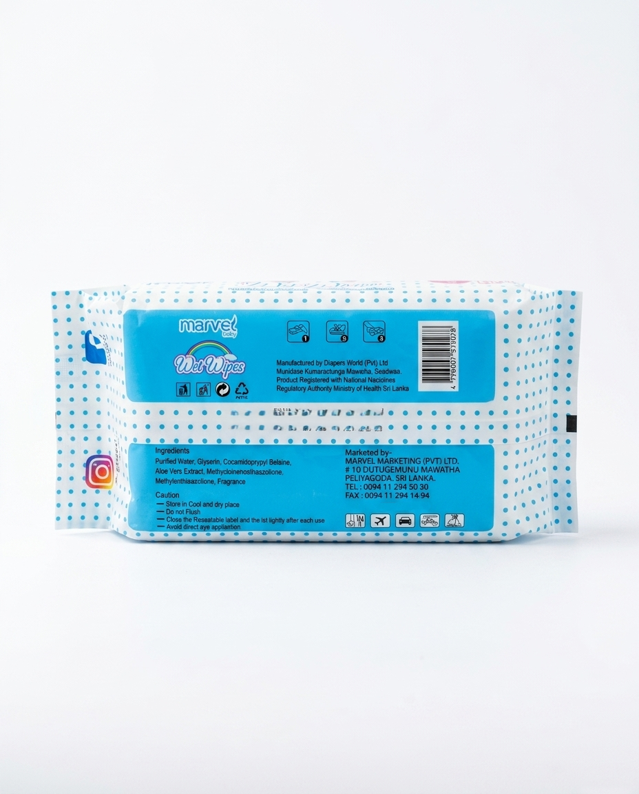 Gemini_Generated_Image_tzzl5itzzl5itzzl Marvel Baby Wet Wipes - 80 Pcs - Image 2