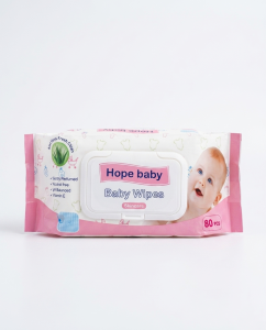Hope Baby Wipes 80 Pcs - Aloe Vera Fresh Clean Baby Wet Wipes