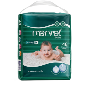 Marvel Baby Diapers M Size – 48 Pcs Pack