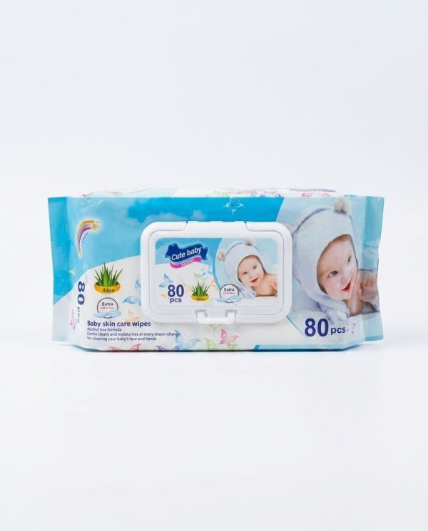 Cute Baby Nice & Clean Baby Wet Wipes – 80 Pcs