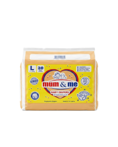 Mum & Me Baby Diapers Large (L) 9-13kg – 30 Pcs Pack