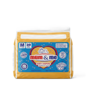 New Template - 1782022803715 Mum & Me Baby Diapers Medium (M) 6-10kg – 30 Pcs Pack