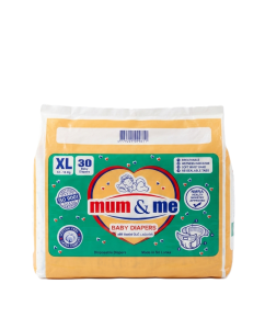 Mum & Me Baby Diapers Extra Large (XL) 12-16kg – 30 Pcs Pack