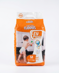 Velona Cuddles Ezy Pants Baby Diaper M Size - 54 Pcs Pack