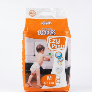 Velona Cuddles Ezy Pants Baby Diaper M Size - 54 Pcs Pack
