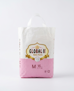 Global Pants Baby Diaper M Size – 16 Pcs Pack