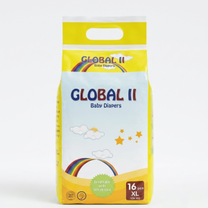 Global II Baby Diapers XL Size - 16 Pcs Pack