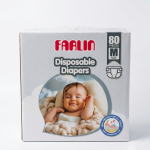 Farlin Disposable Baby Diapers M Size - 80 Pcs Pack