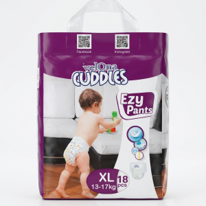 Velona Cuddles Ezy Pants Baby Diaper XL Size - 18 Pcs Pack