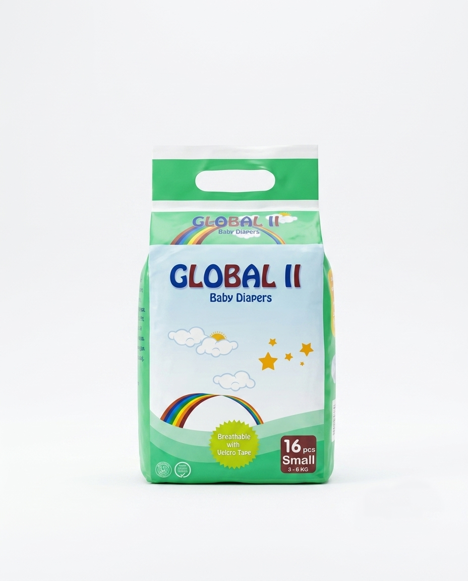 global ii baby diapers s size 16 pcs pack global ii baby diapers s size 16 pcs pack