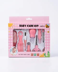 10-Piece Essential Baby Grooming & Care Kit