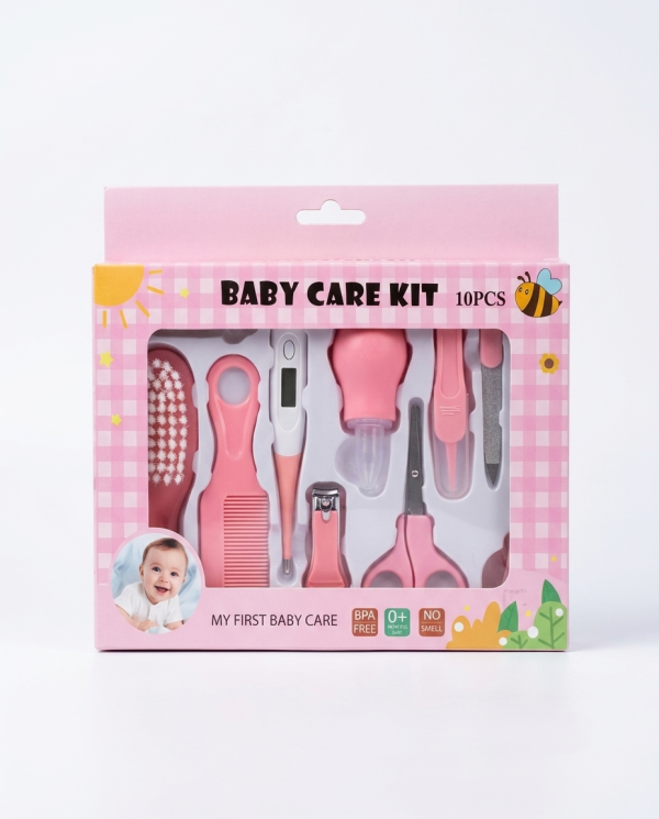 10-Piece Essential Baby Grooming & Care Kit