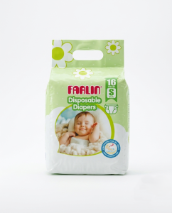 Farlin Disposable Baby Diapers S Size - 16 Pcs Pack