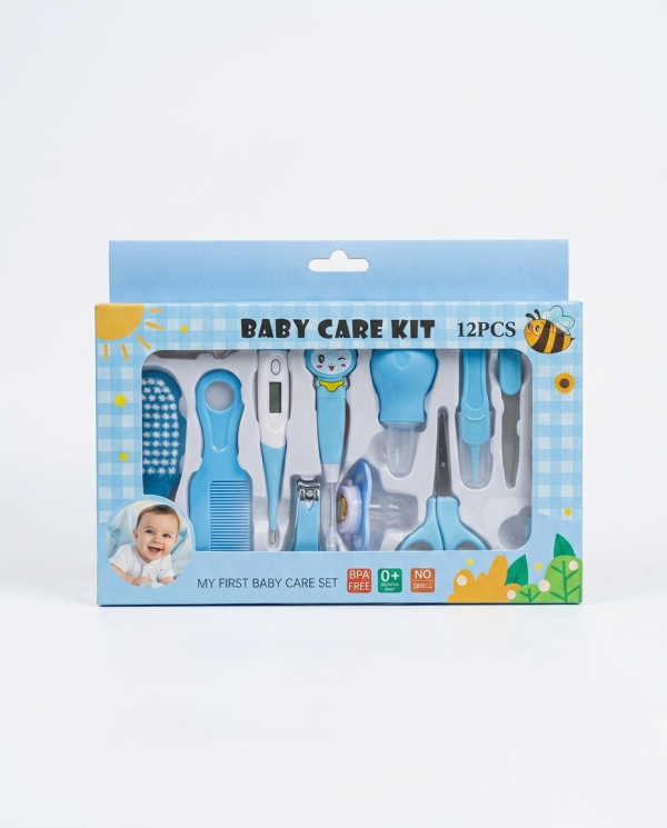 12-Piece Essential Baby Grooming & Care Kit