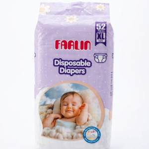 Farlin Disposable Baby Diapers XL Size - 52 Pcs Pack
