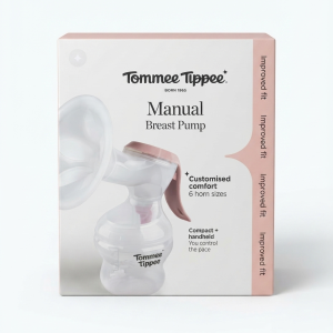 Tommee Tippee Manual Breast Pump with 6 Horn Sizes