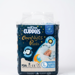 Velona Cuddles Overnyts Diaper Pants L Size - 16 Pcs Pack