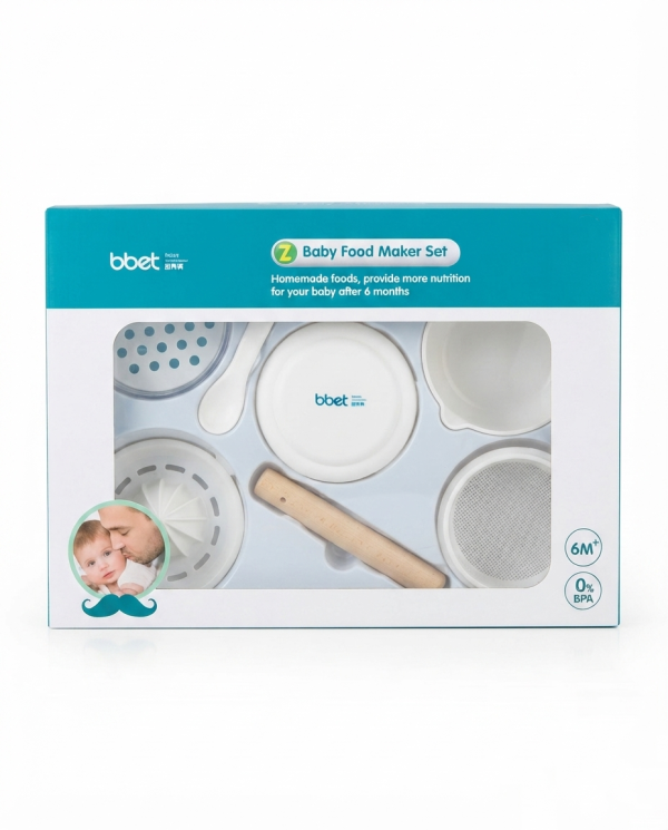 BBET Manual Baby Food Maker Set – 7-in-1