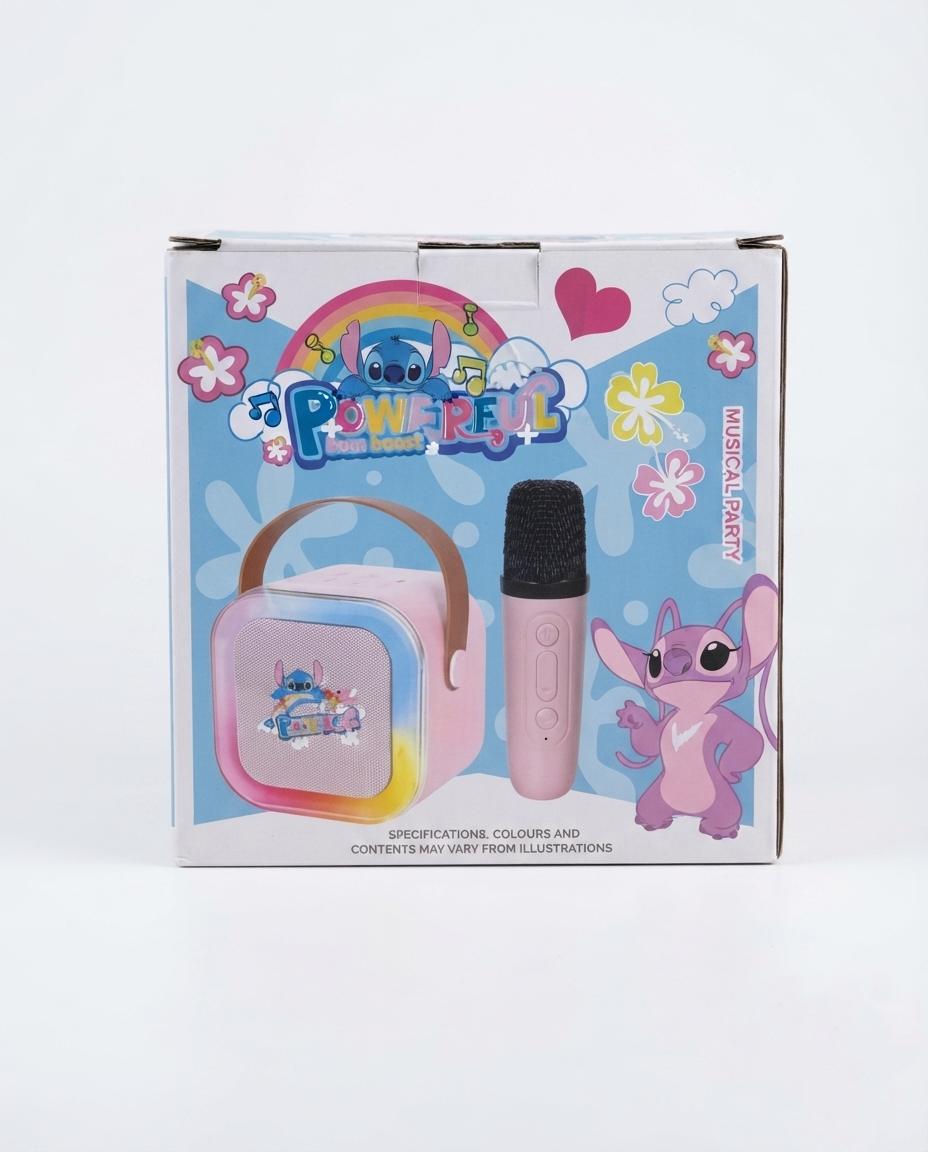 stitch portable bluetooth karaoke speaker with dual wireless microphones stitch portable bluetooth karaoke speaker with dual wireless microphones