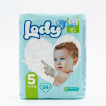 Lody Baby Air Diapers Size 5 - 24 Pcs Pack