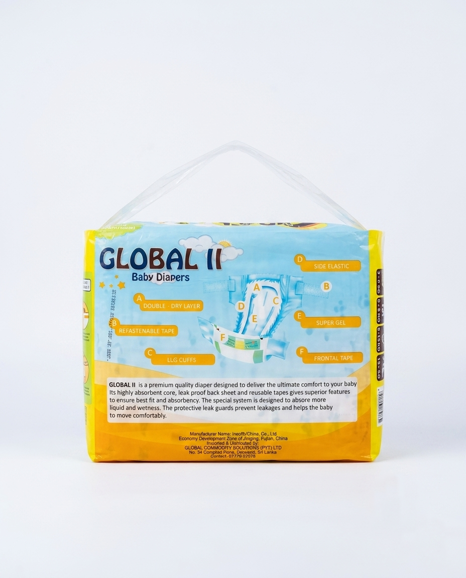 global ii baby diapers xl size 30 pcs pack global ii baby diapers xl size 30 pcs pack