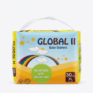 Global II Baby Diapers XL Size - 30 Pcs Pack