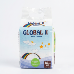Global II Baby Diapers NB Size - 16 Pcs Pack
