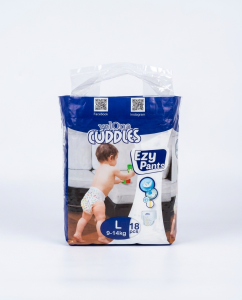 Velona Cuddles Ezy Pants Baby Diaper L Size - 18 Pcs Pack