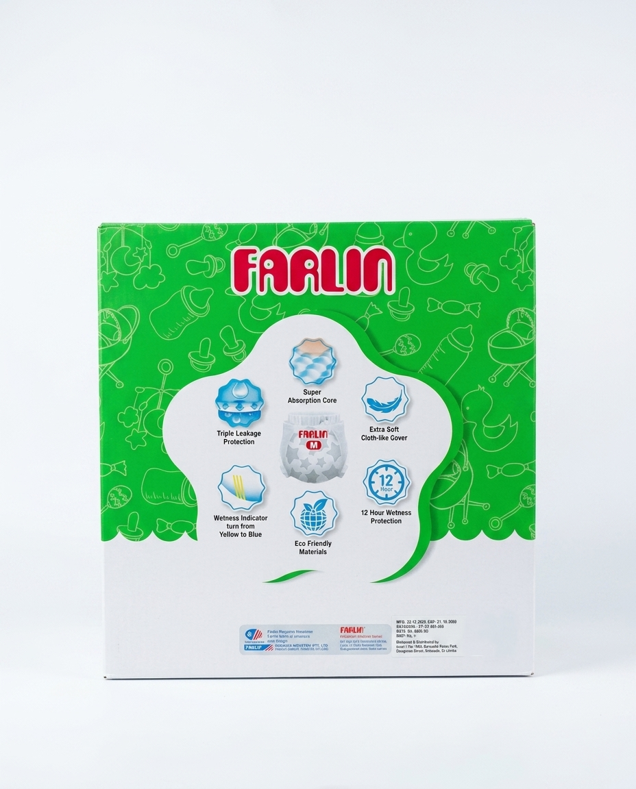 farlin premium baby diaper pants m size 80 pcs pack farlin premium baby diaper pants m size 80 pcs pack