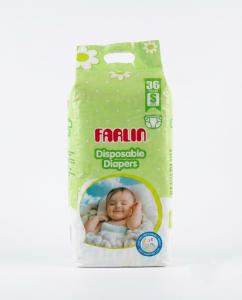 Farlin Disposable Baby Diapers S Size - 36 Pcs Pack