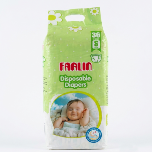 Farlin Disposable Baby Diapers S Size - 36 Pcs Pack