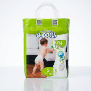Velona Cuddles Ezy Pants Baby Diaper S Size - 18 Pcs Pack