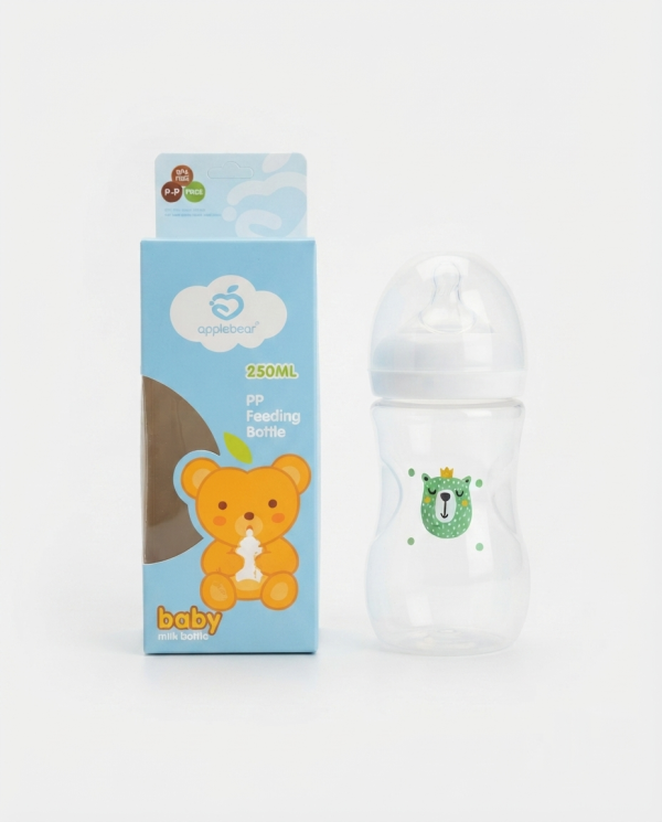 Applebear 250ml PP Baby Feeding Bottle