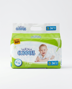 Velona Cuddles Super Dry Diapers S Size – 36 Pcs Pack