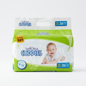 Velona Cuddles Super Dry Diapers S Size – 36 Pcs Pack