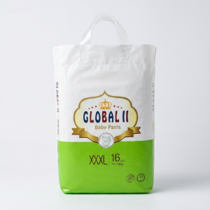 Global Pants Baby Diaper 3XL Size – 16 Pcs Pack