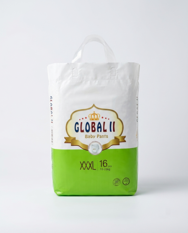 Global Pants Baby Diaper 3XL Size – 16 Pcs Pack