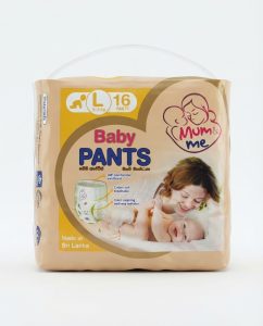 Mum & Me Pants Baby Diaper L Size – 16 Pcs Pack