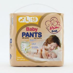 Mum & Me Pants Baby Diaper L Size – 16 Pcs Pack