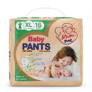 Mum & Me Pants Baby Diaper XL Size – 16 Pcs Pack