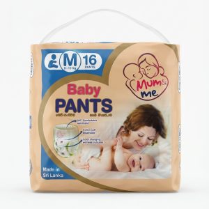 Mum & Me Pants Baby Diaper M Size – 16 Pcs Pack